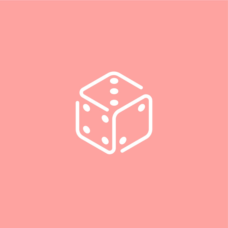 Die icon from Adobe wayfinding icon set